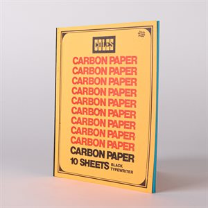 Small 40-page Carbon notebook Orange cover blue pages