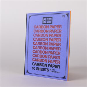 Petit cahier Carbone de 40 pages Couverture mauve, pages orange