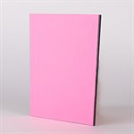 Petit cahier Carbone de 40 pages Couverture rose, pages bleues
