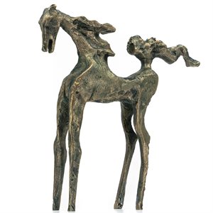Pégase, cheval de bronze
