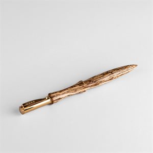 Wooden Rollerball Pen with Metal Cap