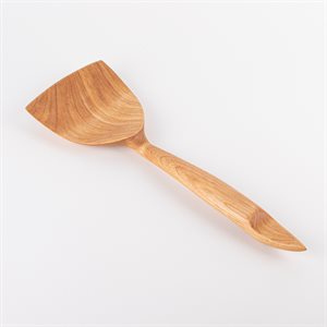 Wooden serving spoon, short model