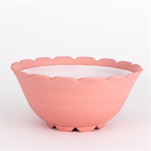Bol à soupe en céramique rose
