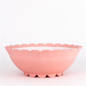Saladier en céramique rose