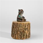 Ours miniature assis – Bronze – No 5 / 50