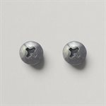Boucles d’oreilles Vis étoile Phillips en argent oxydé