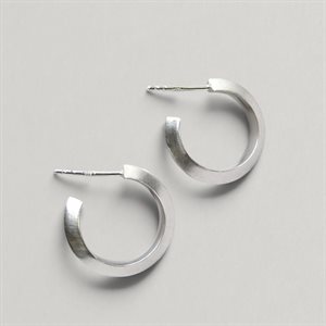 Triangular Wire Hoop Earrings