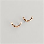 Boucles d’oreilles Symbole Parenthèse en or fusionné