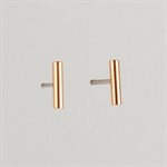 Boucles d’oreilles Symbole Barre oblique en or fusionné