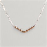 Collier Mini Guillemet en or fusionné