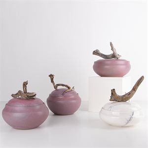 Handmade ceramic pet urn