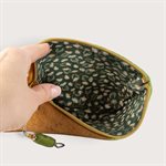 Grande pochette en laine feutrée - Verte 3