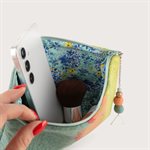 Grande pochette en laine feutrée - Verte 3