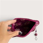 Moyenne pochette en laine feutrée - Mauve 5