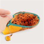 Moyenne pochette en laine feutrée - Orange 