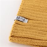 Adult merino wool neck warmer, Solid gold
