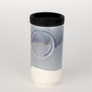 Carry on blue coffee tumbler - Plane