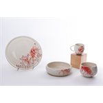 Ceramic tableware set, Aorta collection 