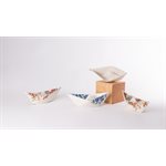 Bateau à suspendre, style origami en céramique, collection Rococo Bling Bling