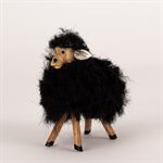 Mouton miniature sculpté, mini modèle noir