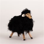 Mouton miniature sculpté, mini modèle noir