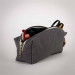 Tote case in recycladed materials Charcoal gray 