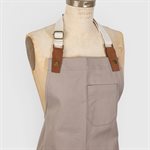Handmade Cotton and Recycled Leather Apron – 5
