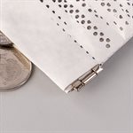 Portemonnaie en tyvek, modèle pointillé, blanc et gris